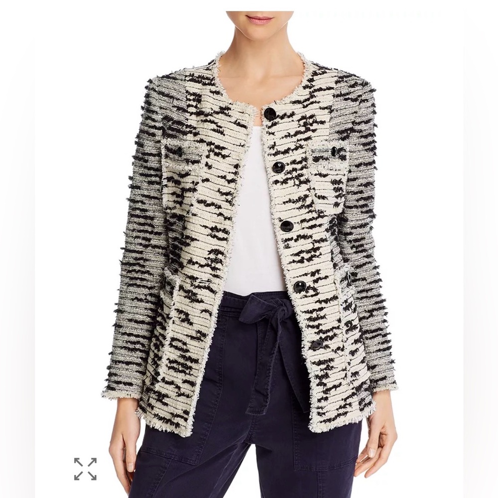 Rebecca Taylor Patched Tweed Jacket